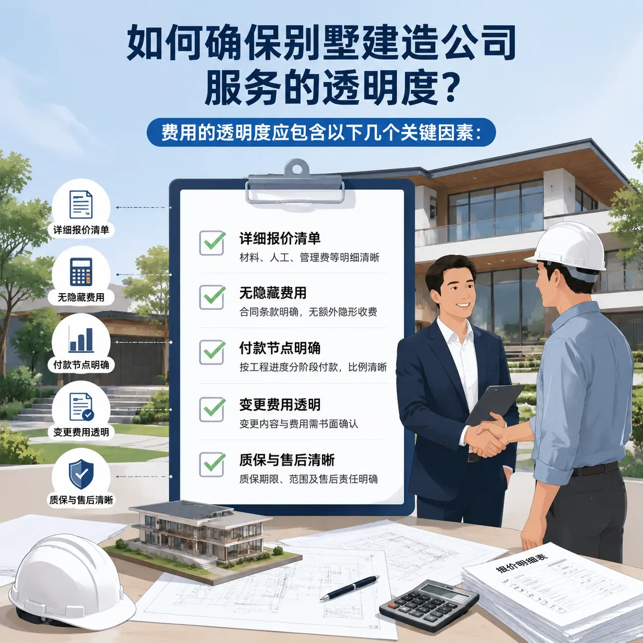在 湖南 如何确保别墅建造公司服务的透明度？