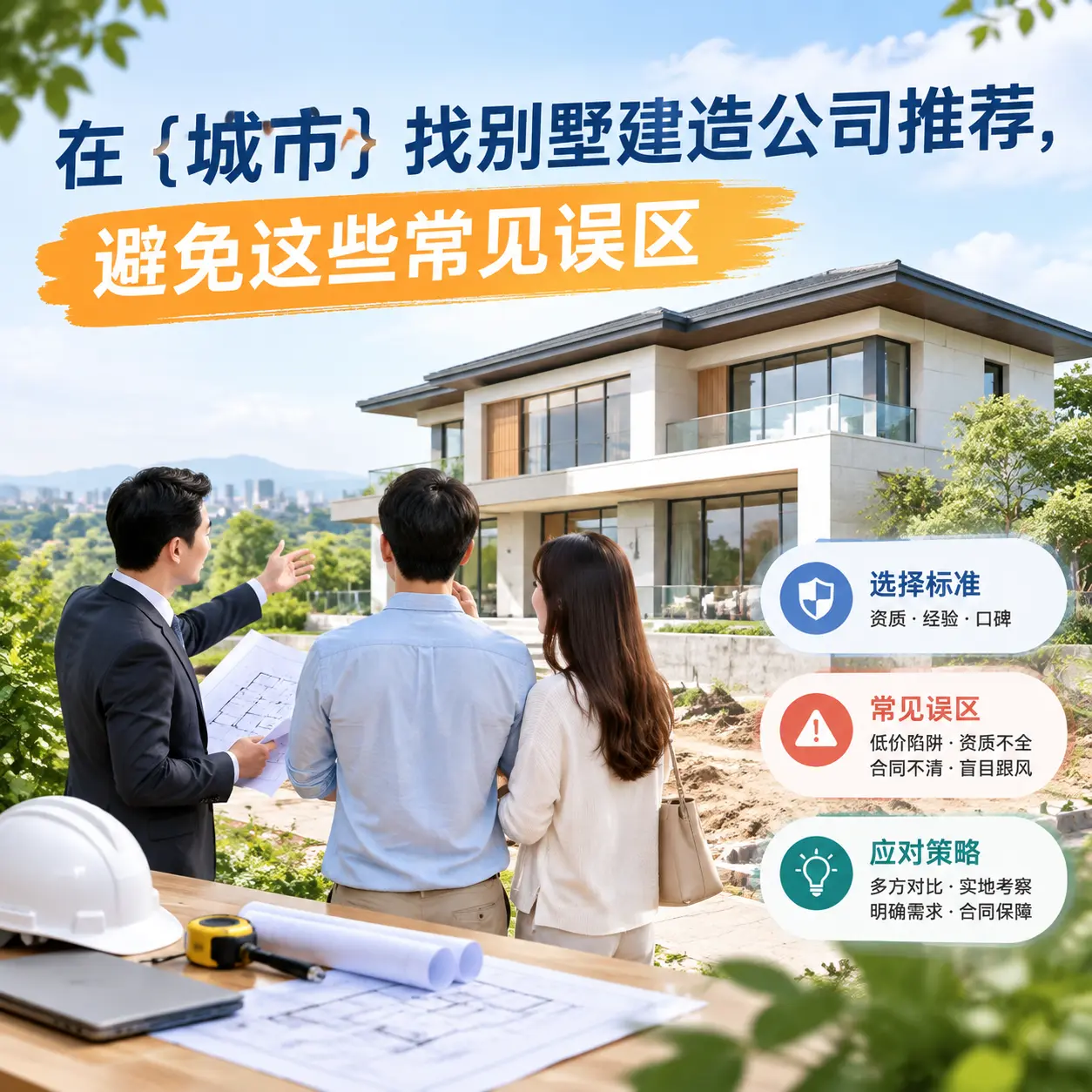 在 湖南 找别墅建造公司推荐，避免这些常见误区