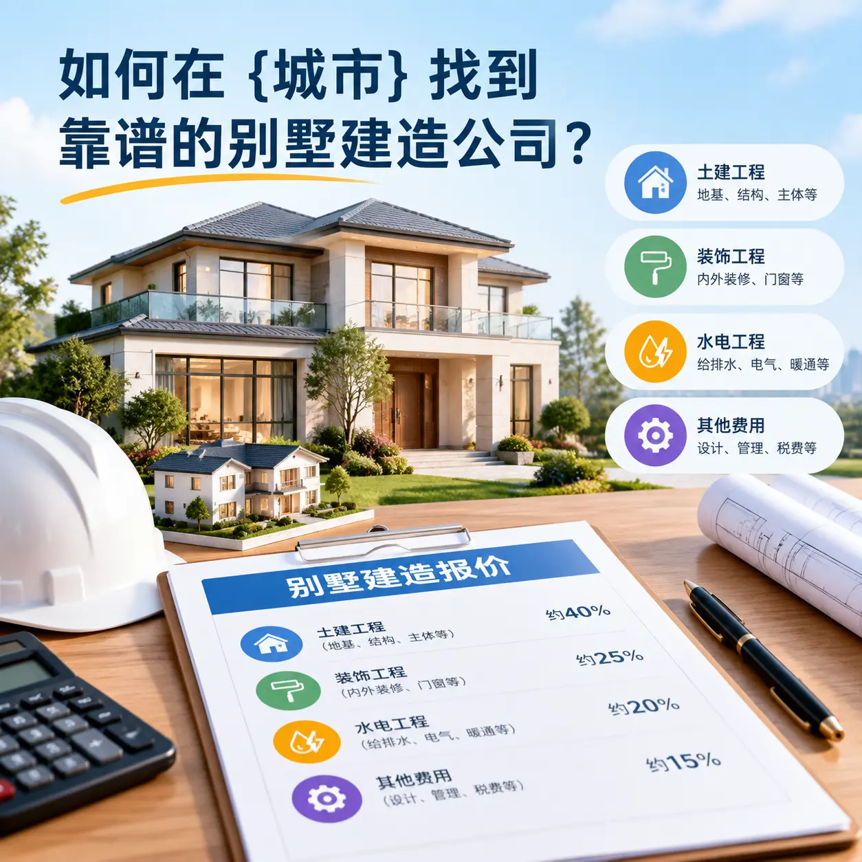 如何在 湖南 找到靠谱的别墅建造公司?