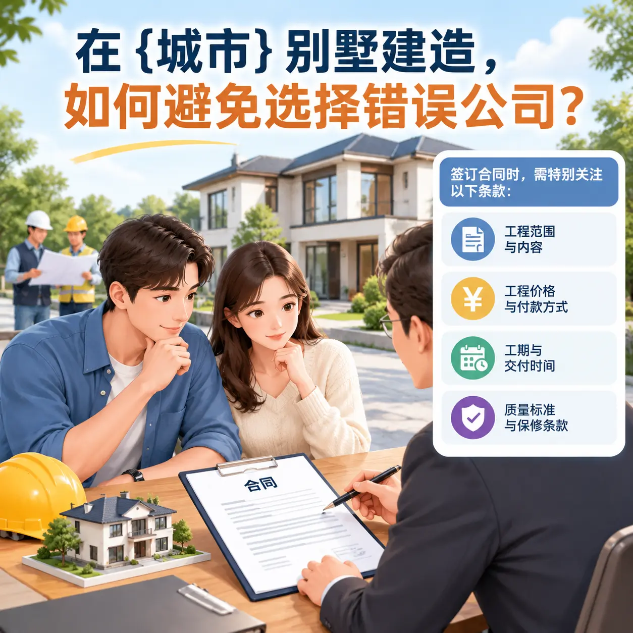 在 湖南 别墅建造,如何避免选择错误公司?