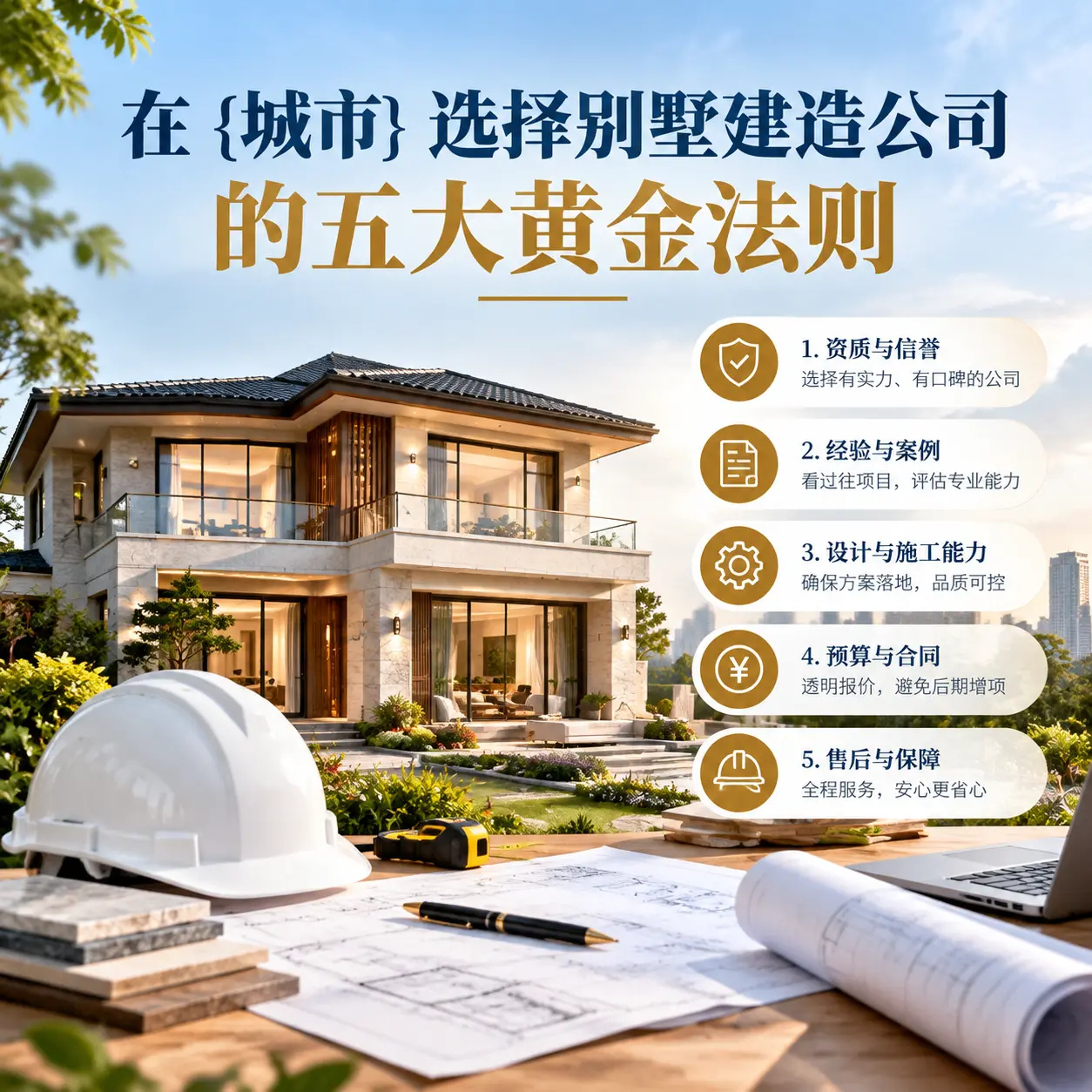 在 湖南 选择别墅建造公司的五大黄金法则