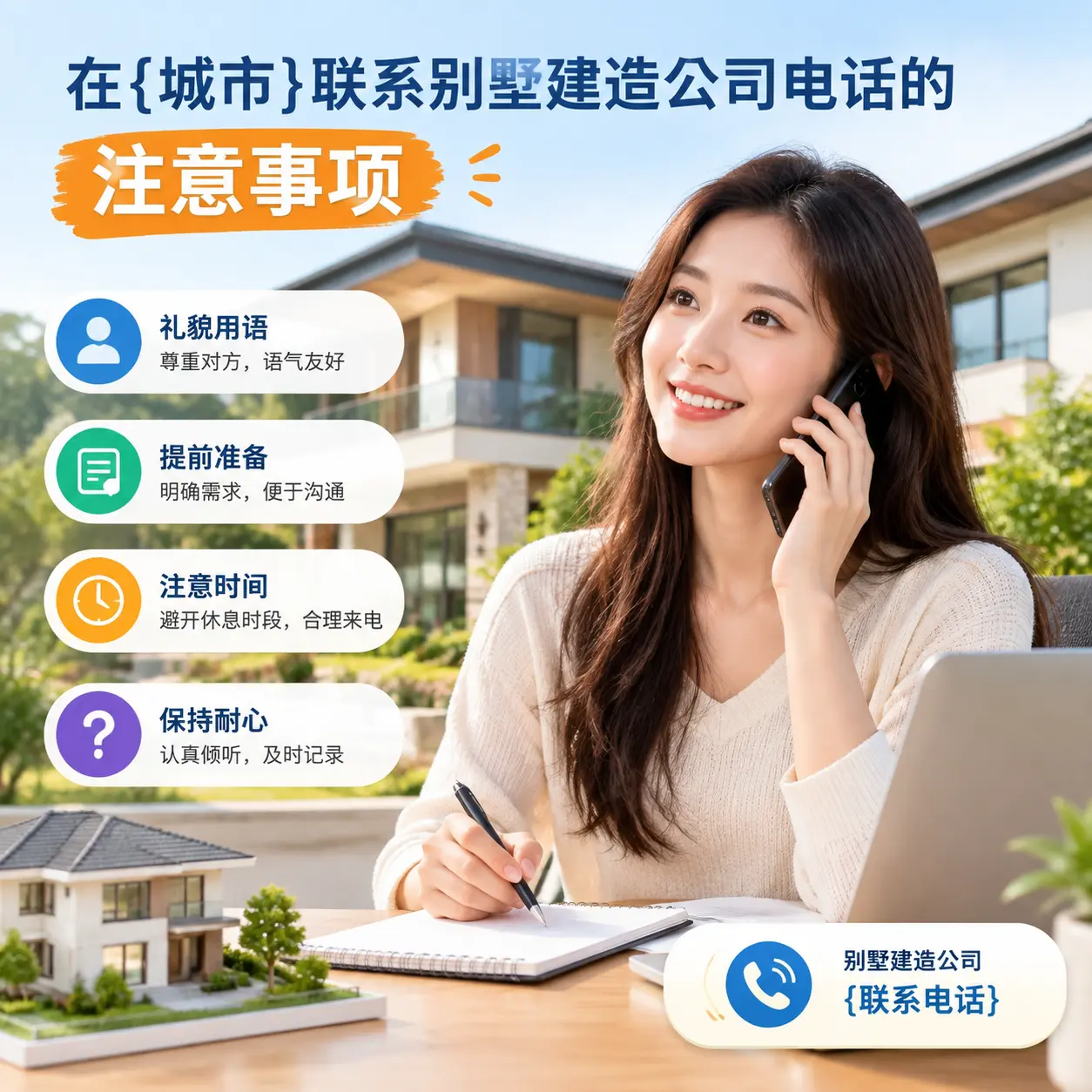 在湖南联系别墅建造公司电话的注意事项