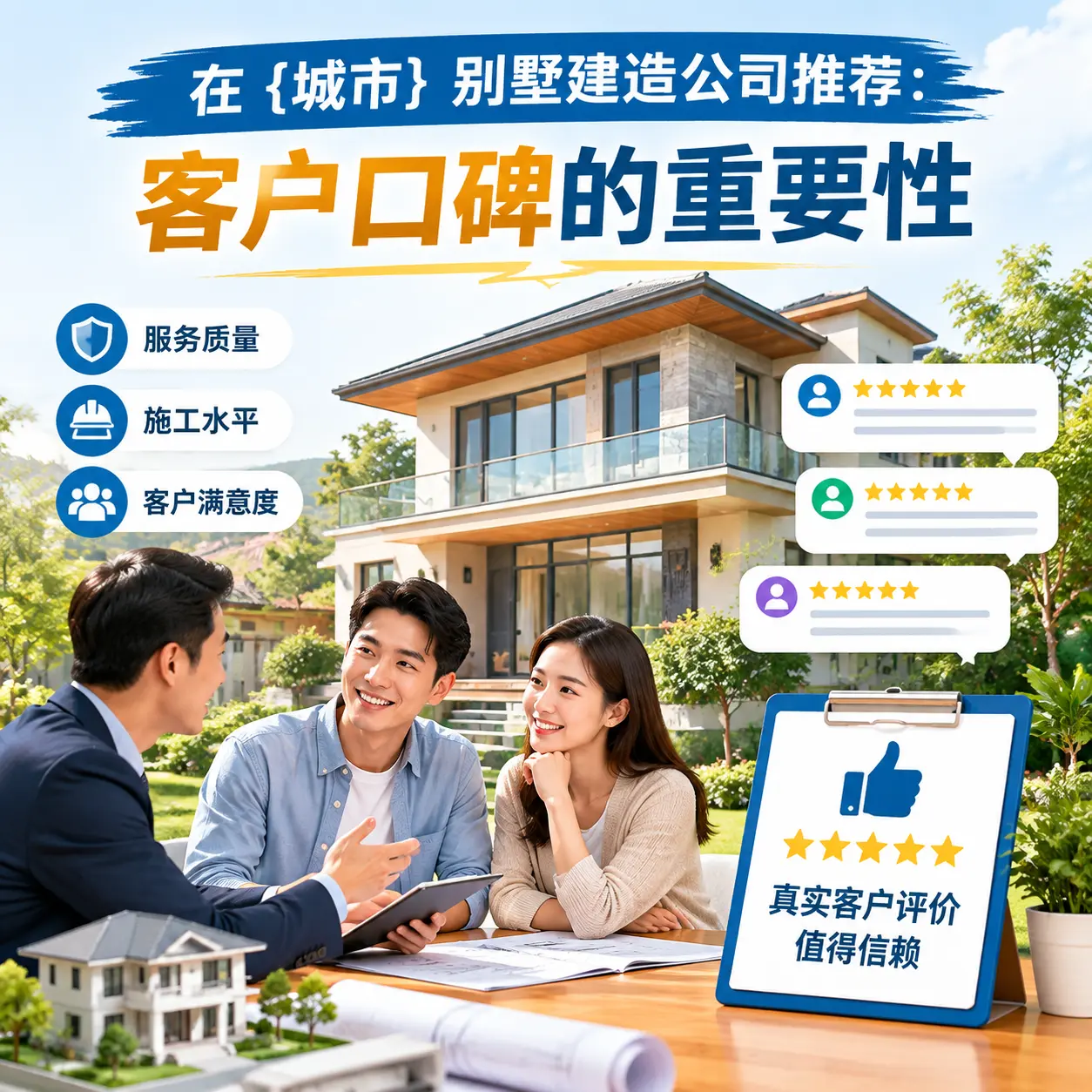 在 湖南 别墅建造公司推荐：客户口碑的重要性