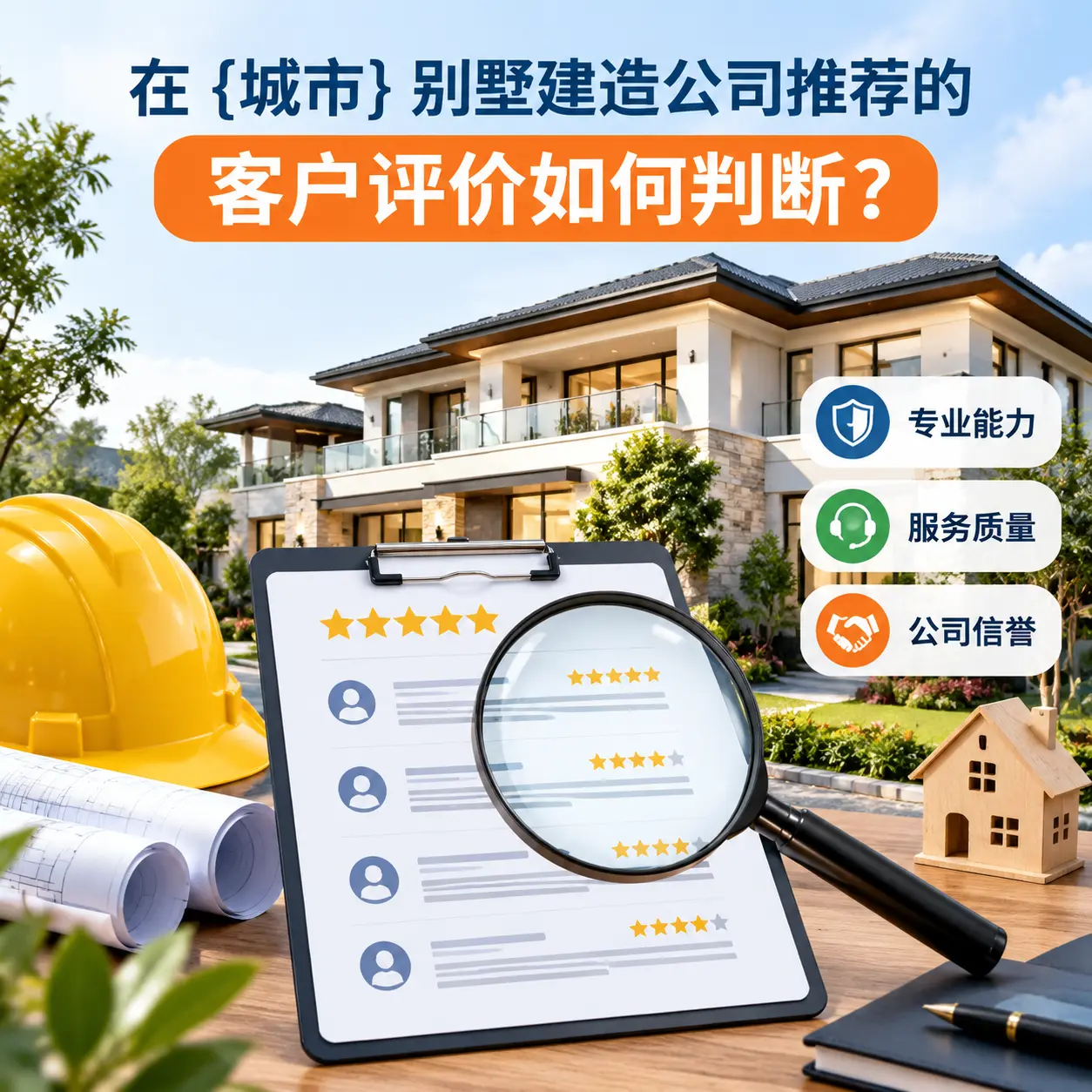 在 湖南 别墅建造公司推荐的客户评价如何判断?