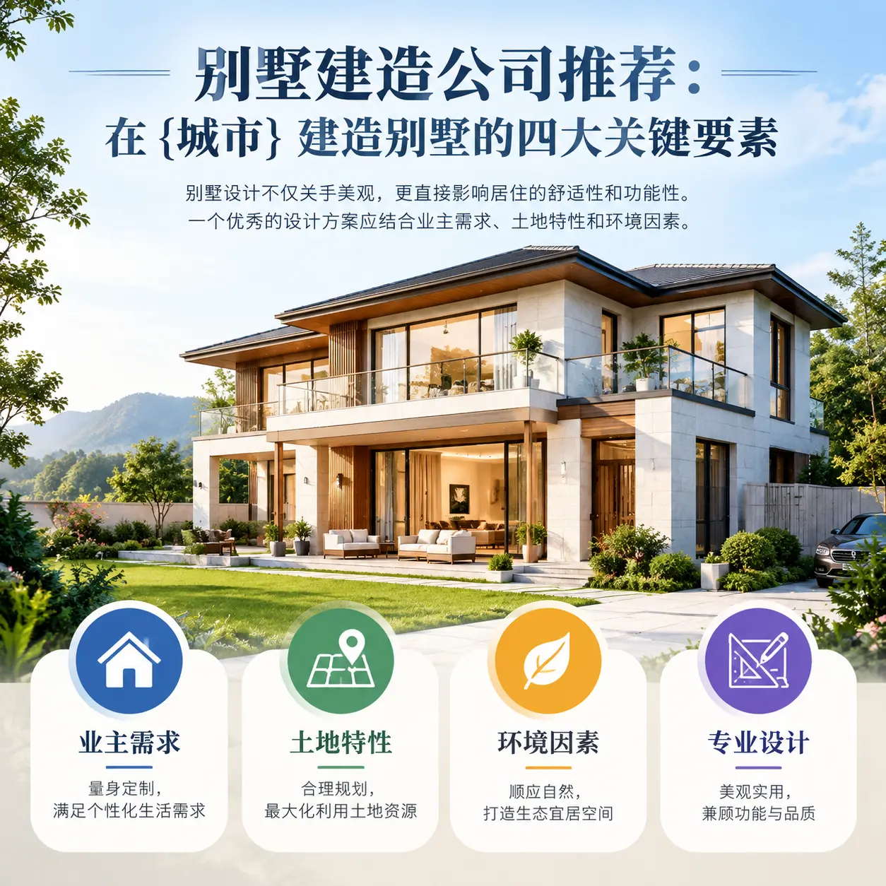 别墅建造公司推荐:在 湖南 建造别墅的四大关键要素