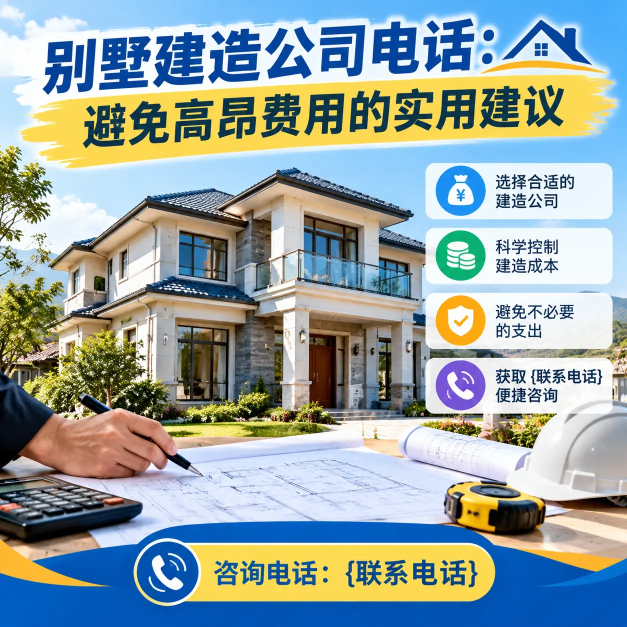 湖南别墅建造公司电话:避免高昂费用的实用建议