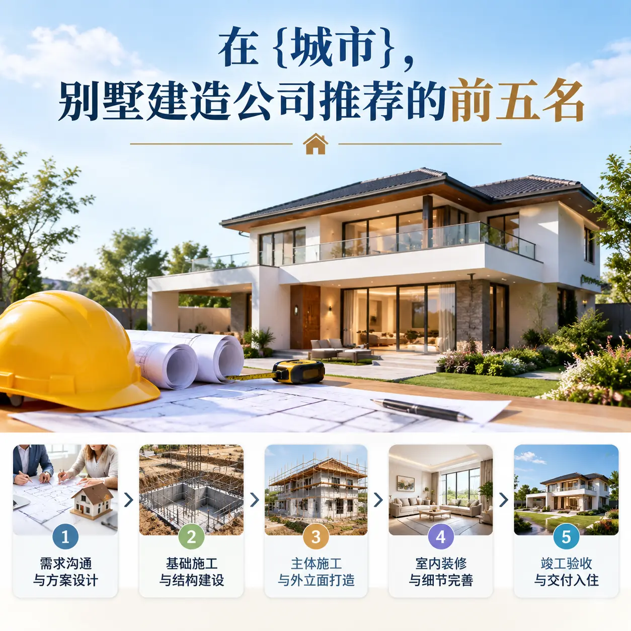 在 湖南,别墅建造公司推荐的前五名