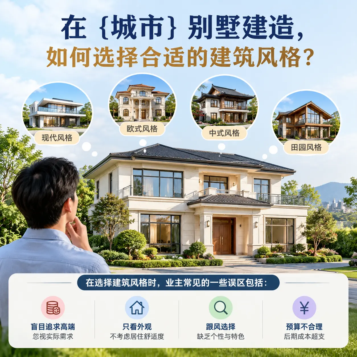 在 湖南 别墅建造，如何选择合适的建筑风格？