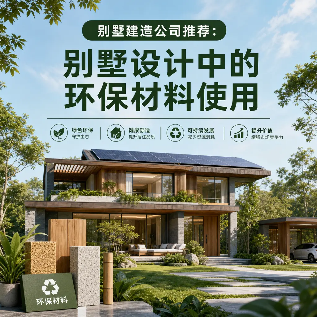 别墅建造公司推荐： 湖南 别墅设计中的环保材料使用