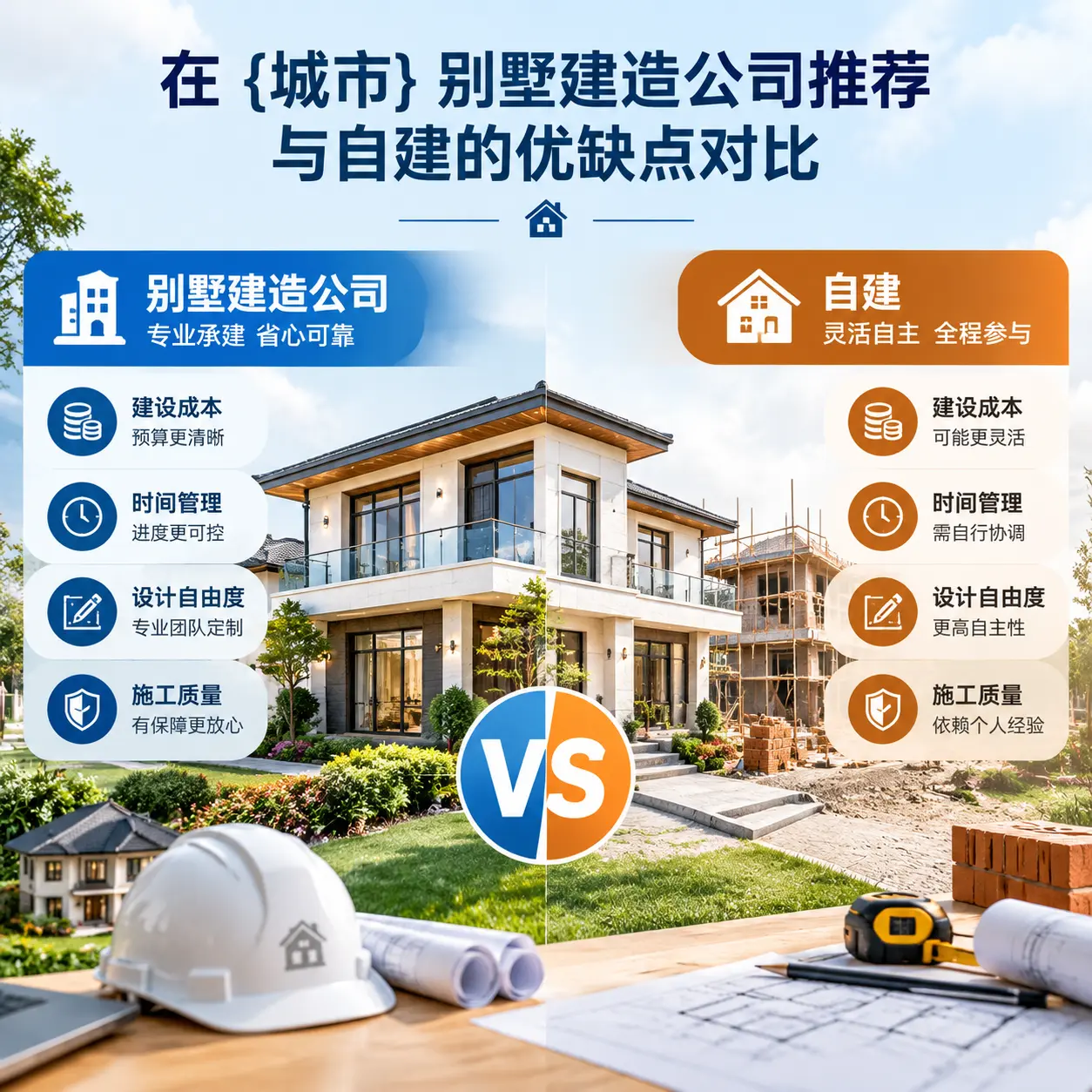 在 湖南 别墅建造公司推荐与自建的优缺点对比